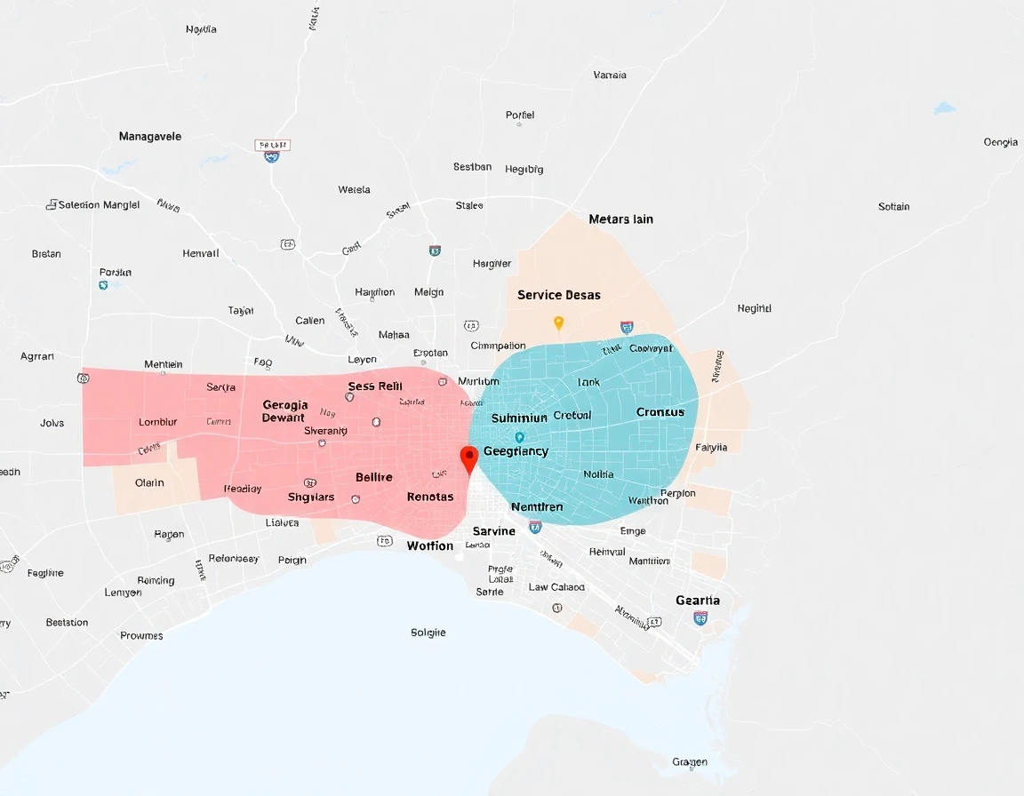 Plumbing Service Areas Map